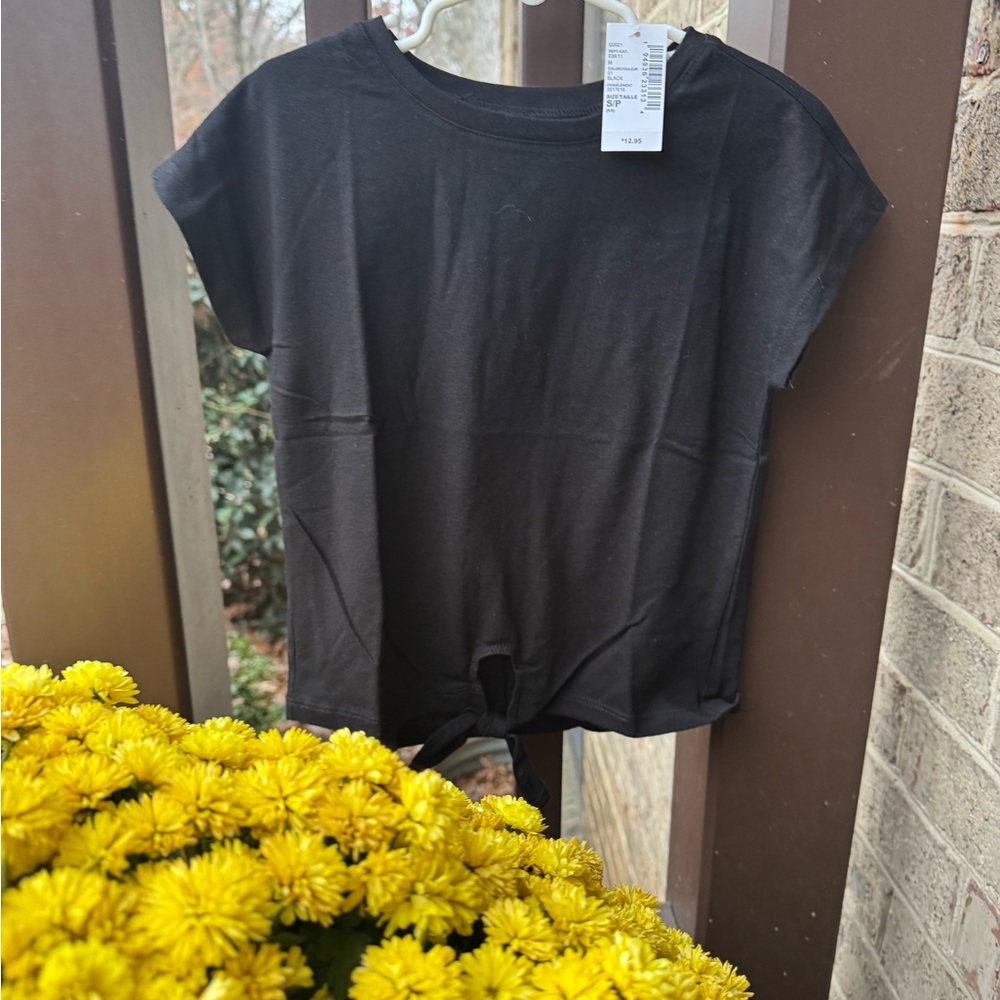 Brand New! The Children’s Place tee with tie front Small (5/6)